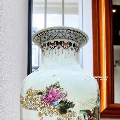 bình sứ, bình tích thập bát la hán, bình gốm sứ, bình hoa trung quốc, gốm sứ giang tây, gốm sứ trung quốc